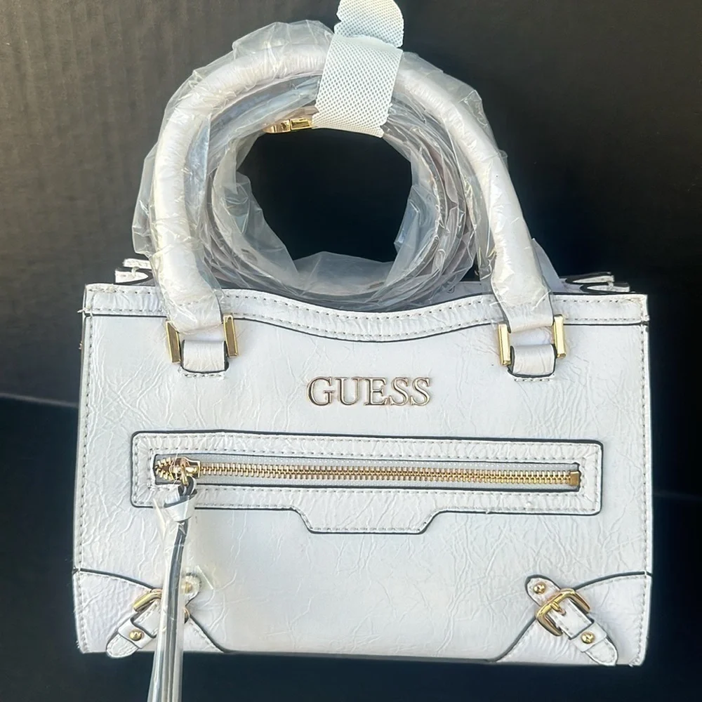 New GUESS Dementri Satchel With Wallet